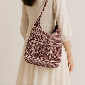 Bohemian Tribal Print Shoulder Bag